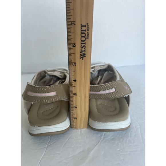 Ryka Grotto Hiking Fisherman Tan & Pink Square Toe Strappy Water Sandals Sz 11W - Picture 9 of 11